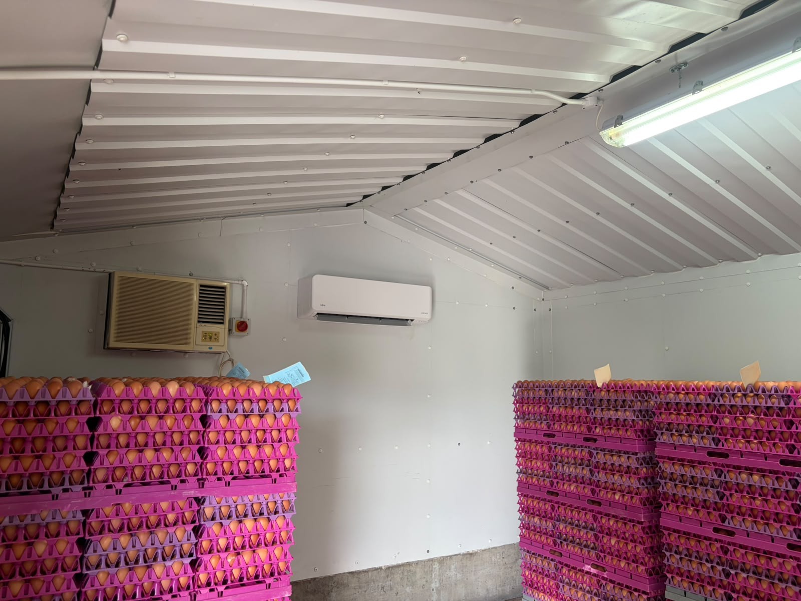 Completed air conditioning installation by Gear Bros Ltd in Mid Wales and Shropshire